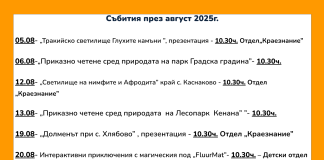 Събития през август 2025г.