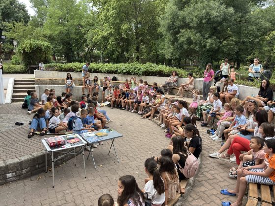 Лято в библиотеката | „Приказно четене сред природата на парк Градска градина” – снимка 9